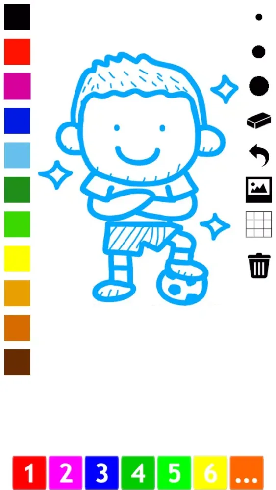 تصاویر Coloring Book of Soccer for Children: Learn to color the world of football