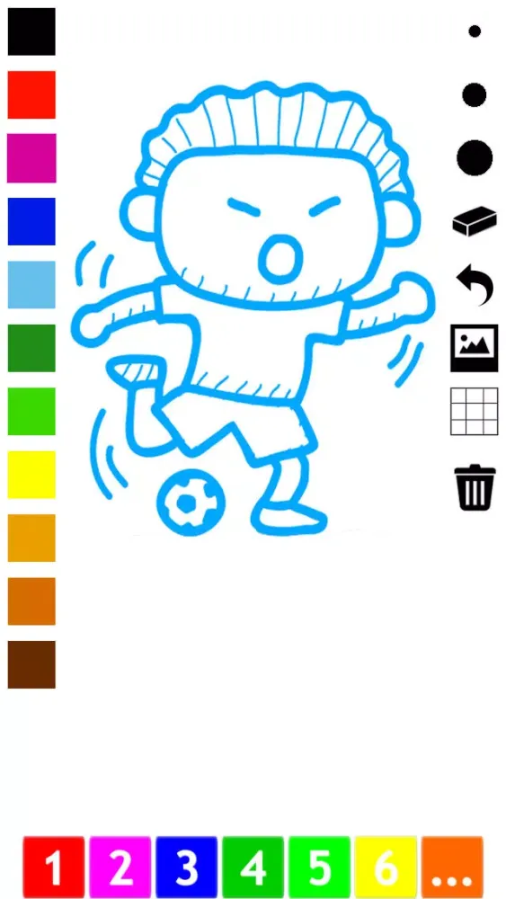 تصاویر Coloring Book of Soccer for Children: Learn to color the world of football