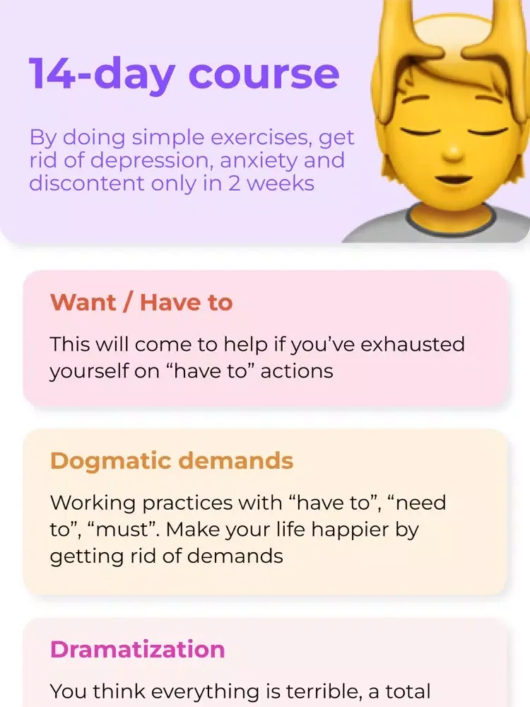 Ảnh chụp màn hình của CBT Mental Health Assistant iPad 