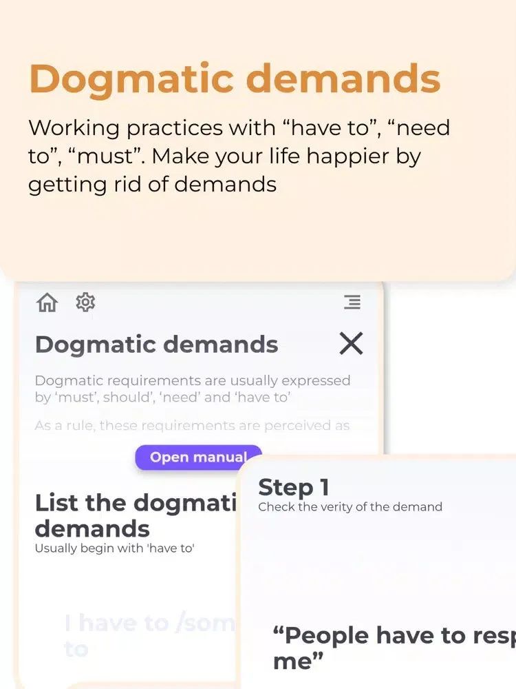 Ảnh chụp màn hình của CBT Mental Health Assistant iPad 