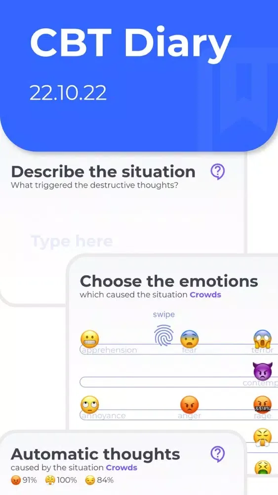 Ảnh chụp màn hình của CBT Mental Health Assistant