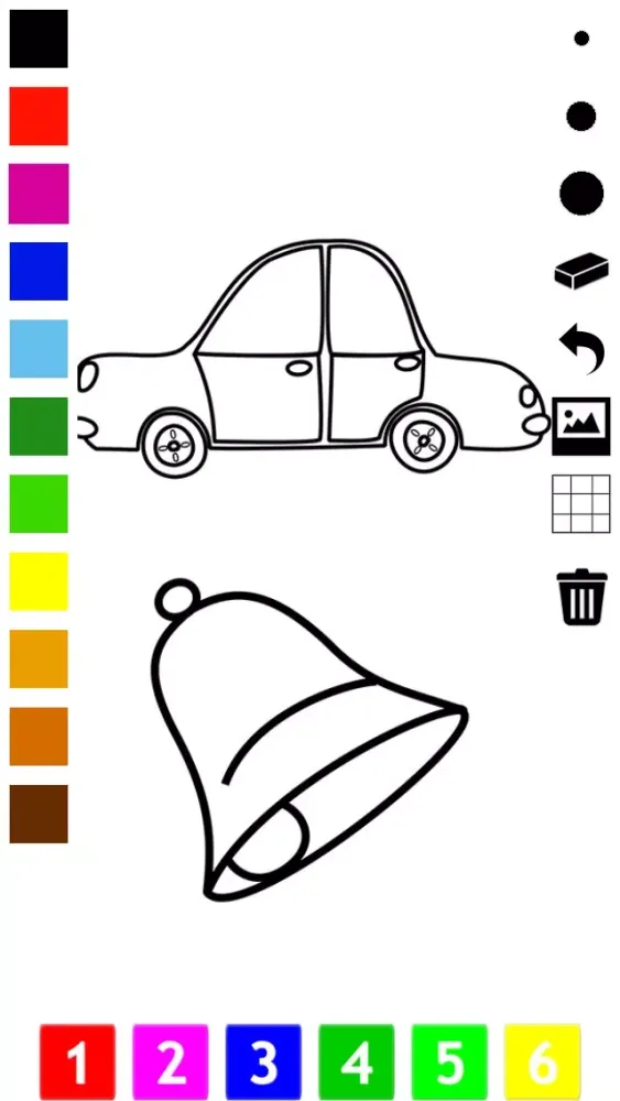 تصاویر A Coloring Book of Toys for Children: Learn to color your kindergarten toy