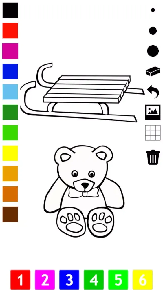 تصاویر A Coloring Book of Toys for Children: Learn to color your kindergarten toy