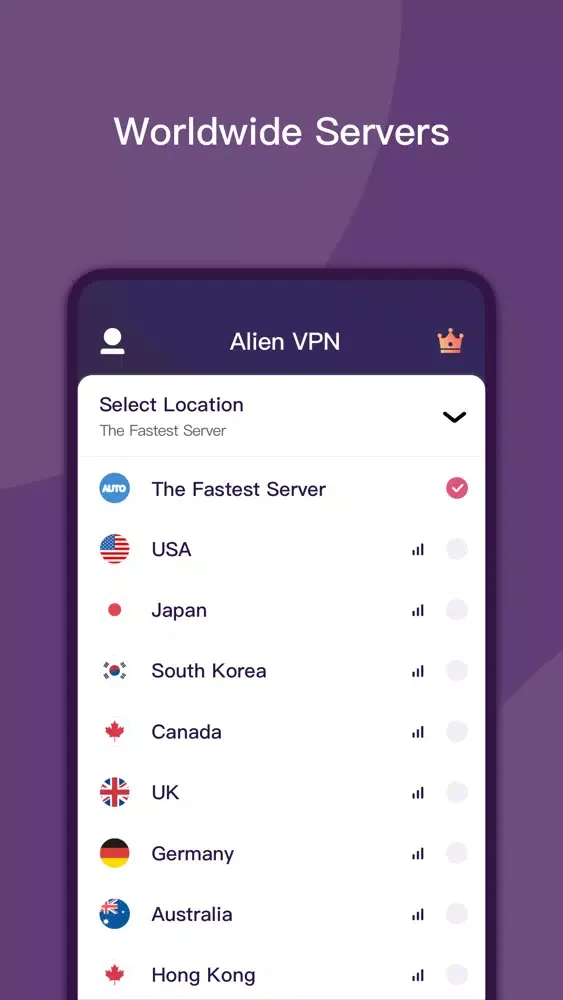 Alien VPN - Fast Proxy VPN स्क्रीनशॉट