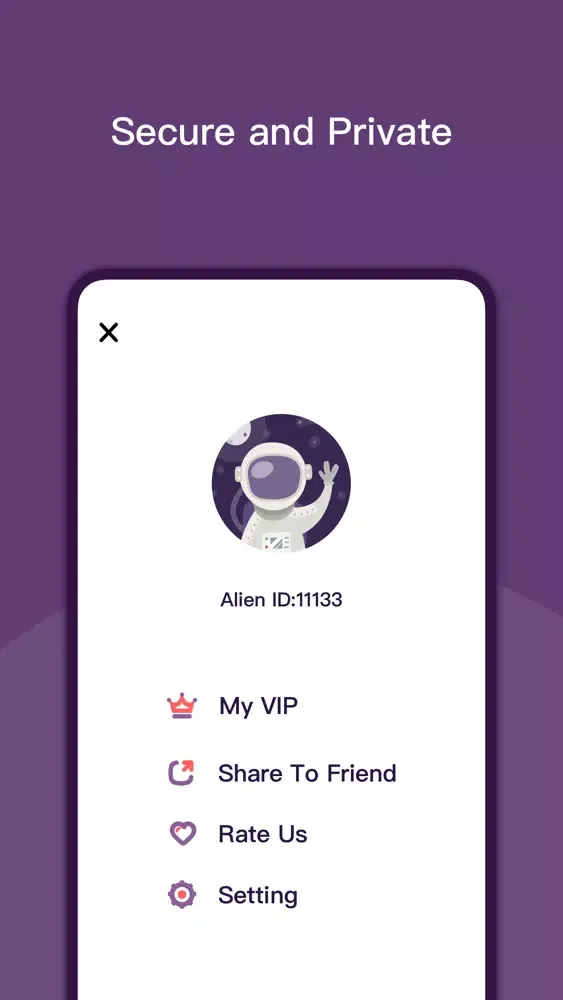 Alien VPN - Fast Proxy VPN स्क्रीनशॉट