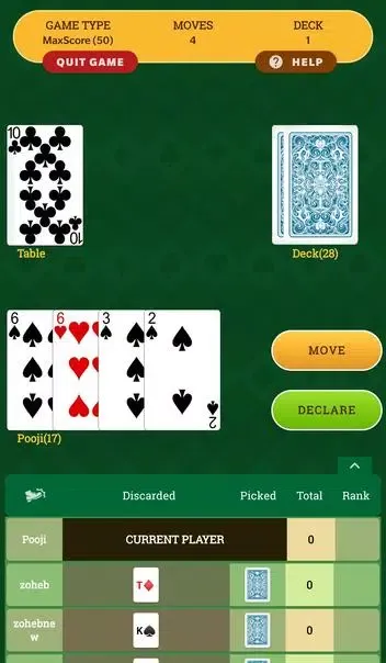 Capturas de tela do Least Score