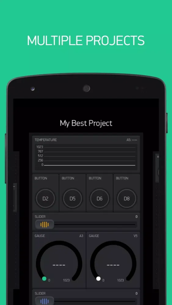 Screenshot di Blynk