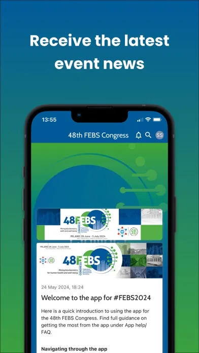 Capturas de pantalla de FEBS Congress 2024