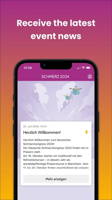 Capturas de pantalla de Schmerzkongress 2024 by m:con