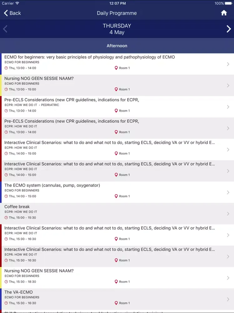 EuroELSO 2017 iPad  스크린샷