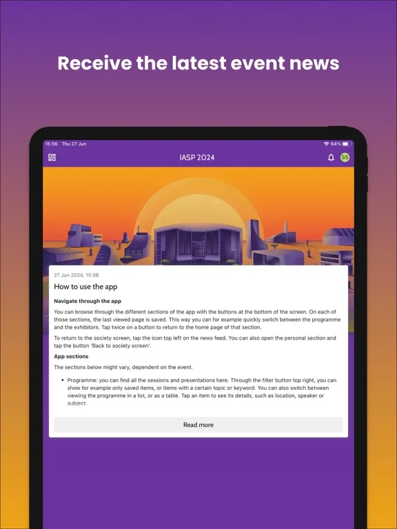 Zrzuty ekranu IASP Innovation Community iPad 