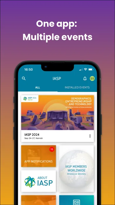 Zrzuty ekranu IASP Innovation Community