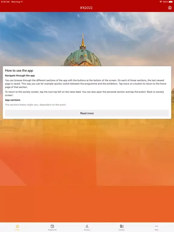 IFA TAX 2022 Berlin iPad  Screenshots