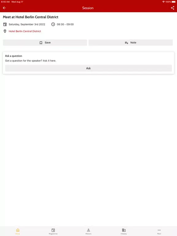 IFA TAX 2022 Berlin iPad  Screenshots