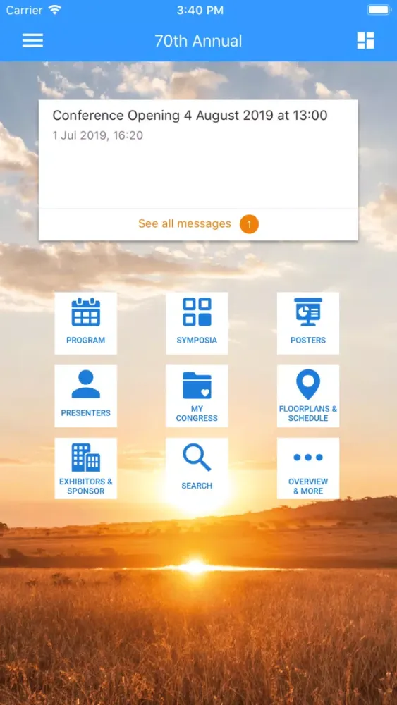 Capturas de pantalla de ISE Meetings