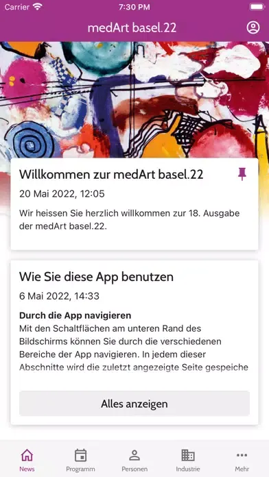 Screenshot di medArt basel.22