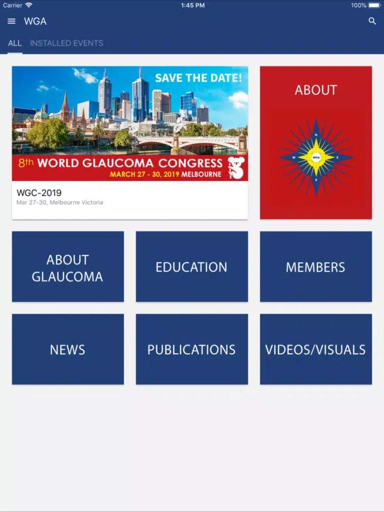 Zrzuty ekranu WGA iPad 