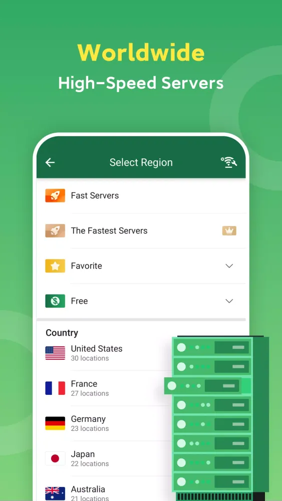 Capturas de pantalla de Cool VPN Pro: Secure VPN Proxy