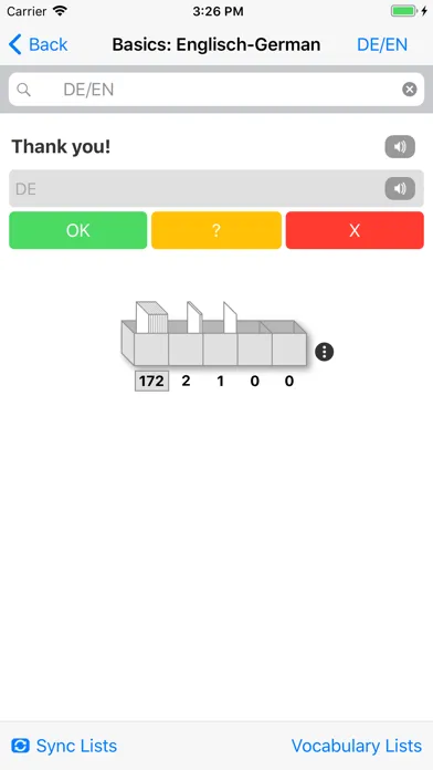 ภาพหน้าจอของ dict.cc+ Dictionary