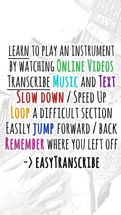 ภาพหน้าจอของ easyTranscribe