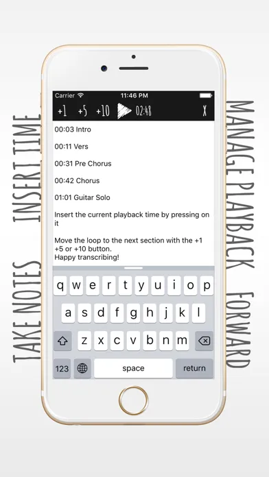 ภาพหน้าจอของ easyTranscribe