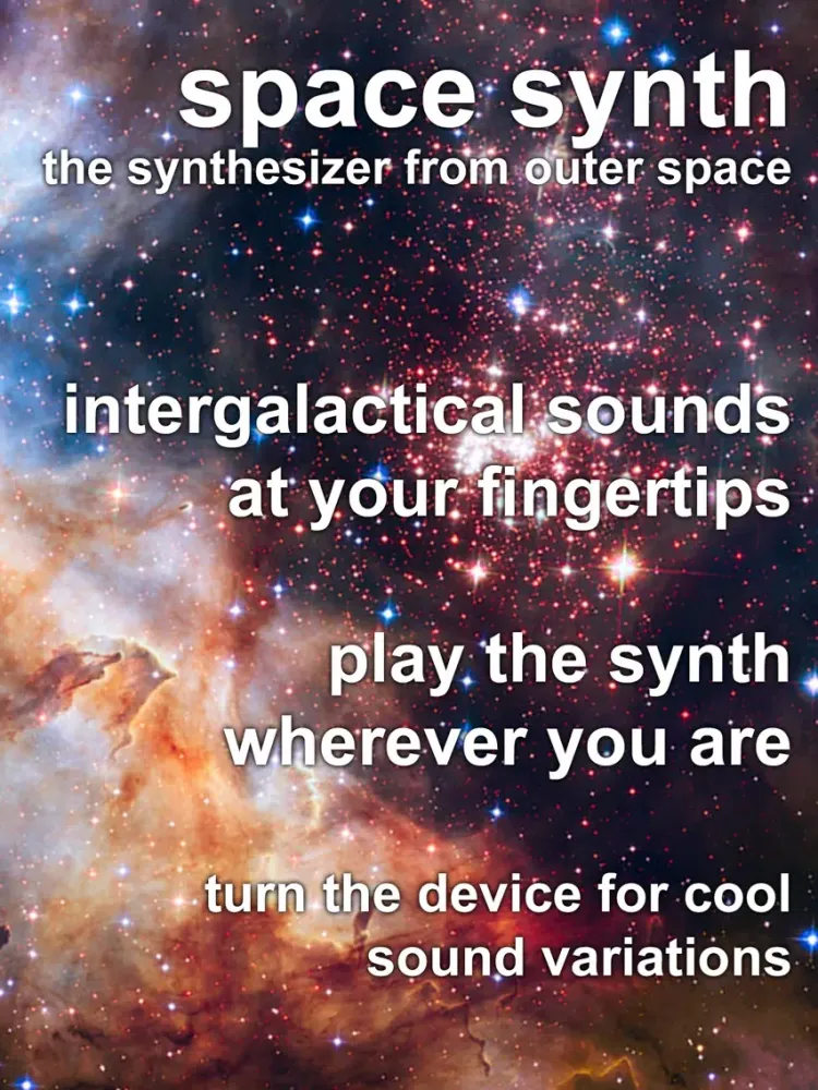 space synth iPad  Screenshots