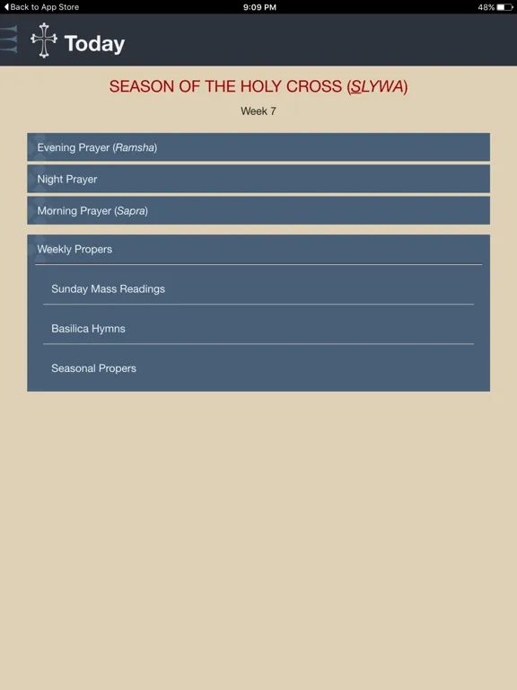 Emmanuel Chaldean Prayer iPad  Screenshots