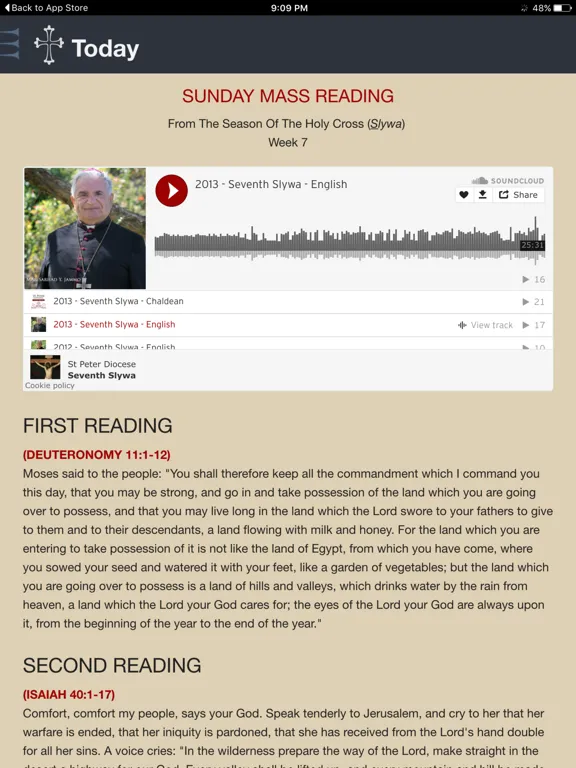 Emmanuel Chaldean Prayer iPad  Screenshots