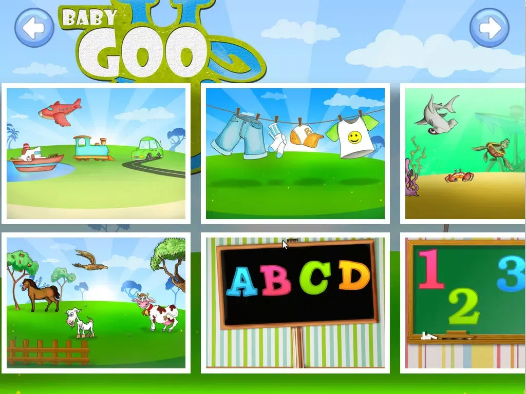 Capturas de pantalla de Baby Goo Puzzle iPad 