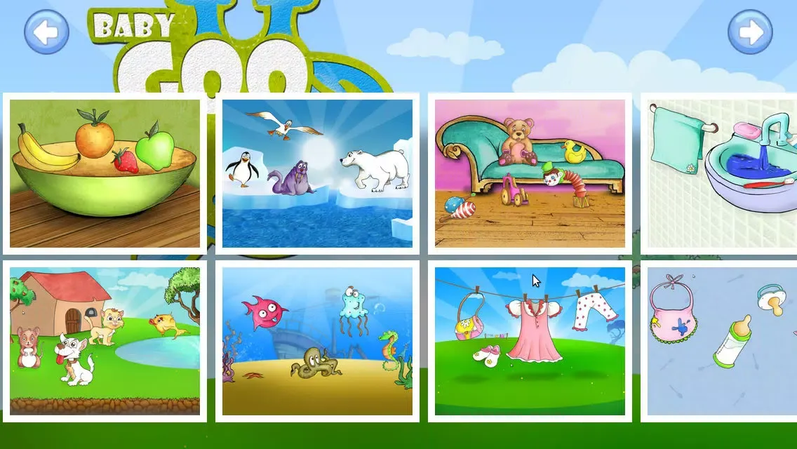 Capturas de pantalla de Baby Goo Puzzle