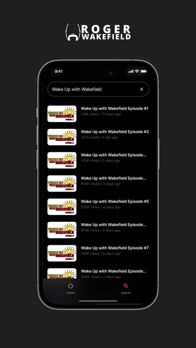 Wakefield App スクリーンショット