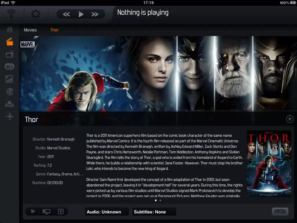 Constellation For Plex Media Server iPad 應用截圖