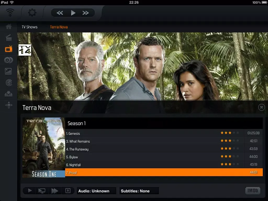 Constellation For Plex Media Server iPad 應用截圖