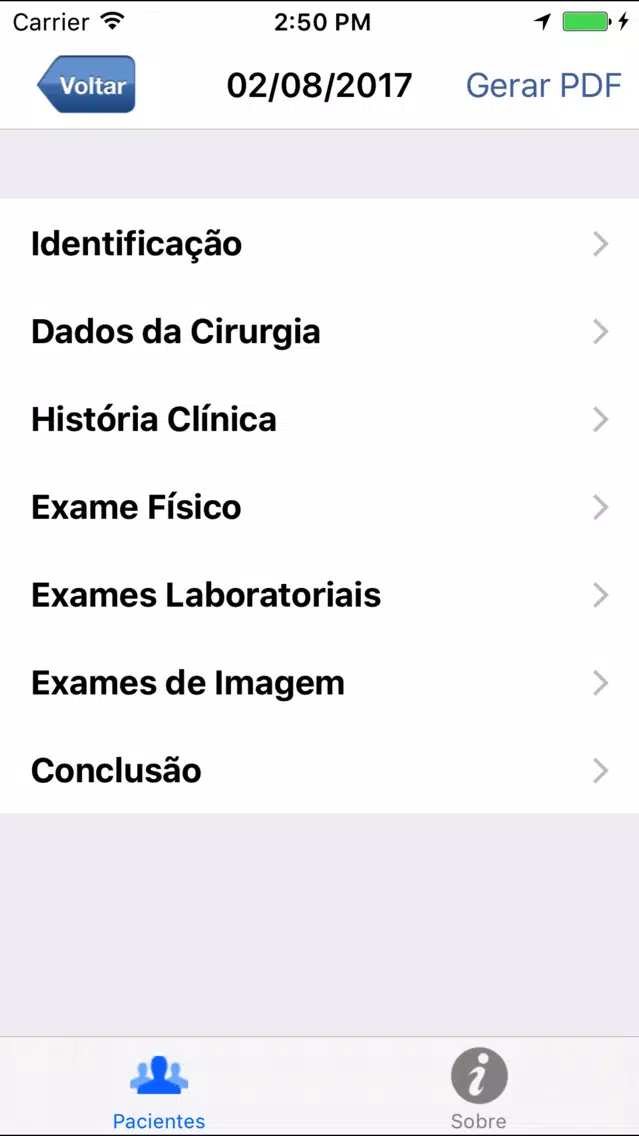 Avaliação Pré Anestésica應用截圖