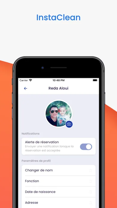 Tangkapan skrin InstaClean
