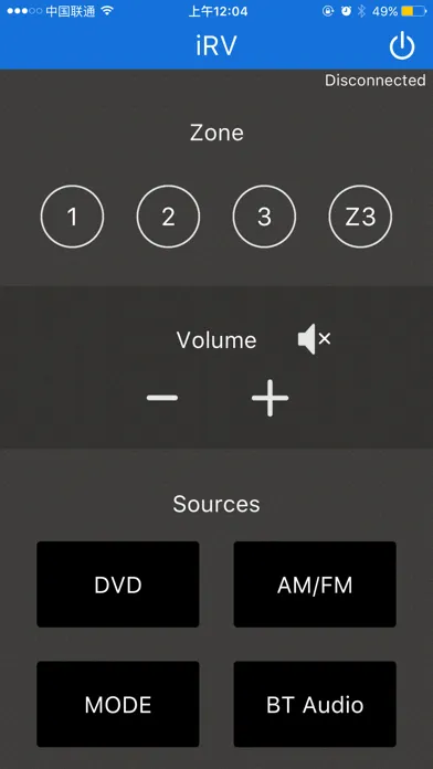 ภาพหน้าจอของ iRV Technologies Remote