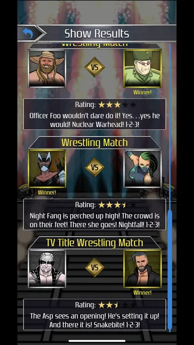 Modern Mania Wrestling GM应用截图