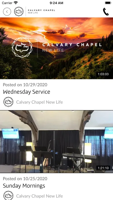 Ảnh chụp màn hình của Calvary Chapel New Life