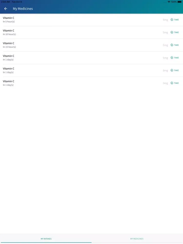 Capturas de tela do My Cardiac Coach iPad 