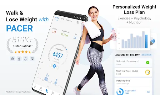 Pacer Pedometer & Step Tracker应用截图