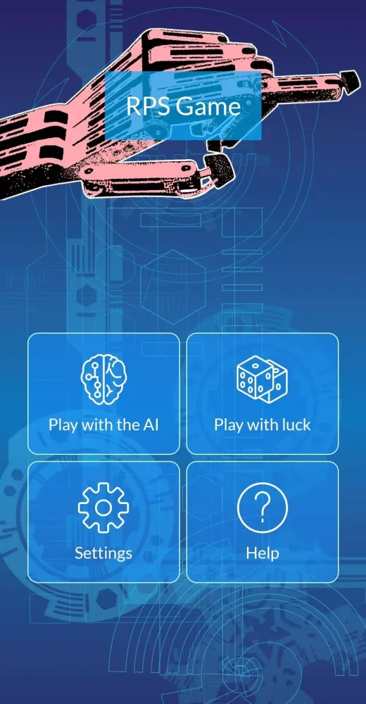 Rock Paper Scissors with AI Screenshots
