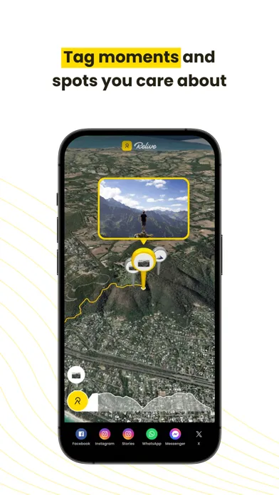 Capturas de tela do Relive: Hike & Ride Memories