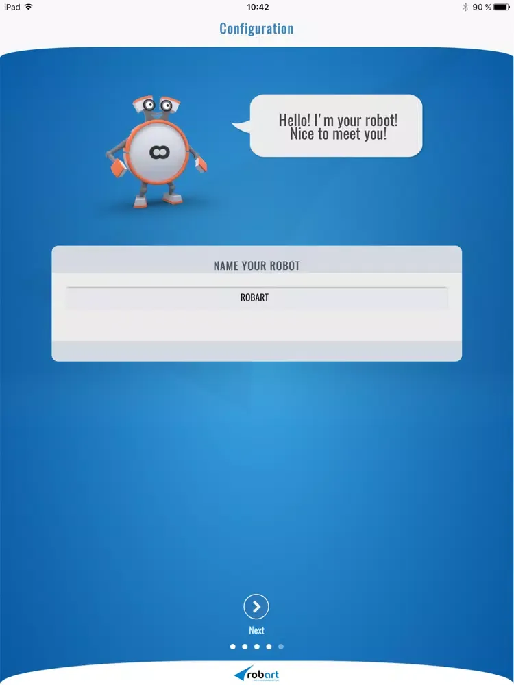 تصاویر robart Interface iPad 