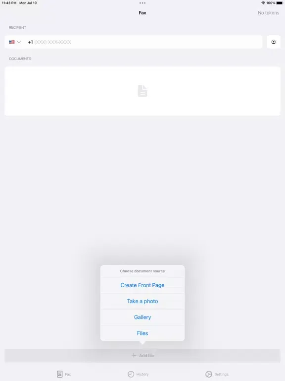 Скриншоты Fax app - send from iPhone iPad 