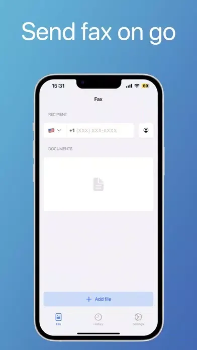 Скриншоты Fax app - send from iPhone