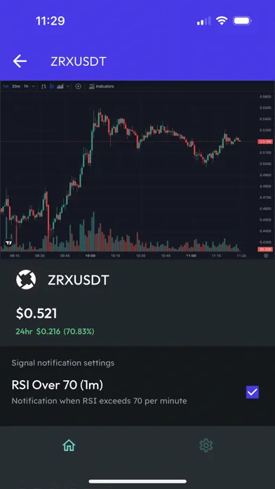 Captures d'écran de Coin Alert : Easy notify