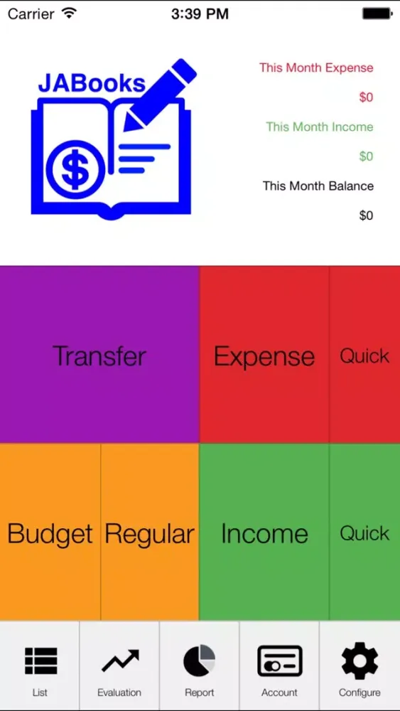 Capturas de tela do JABooks Accounting Book [Pro]