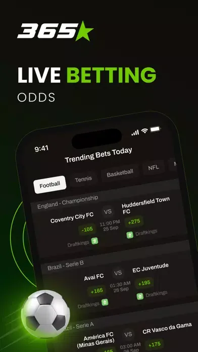 365: Live Sport Betting Odds スクリーンショット
