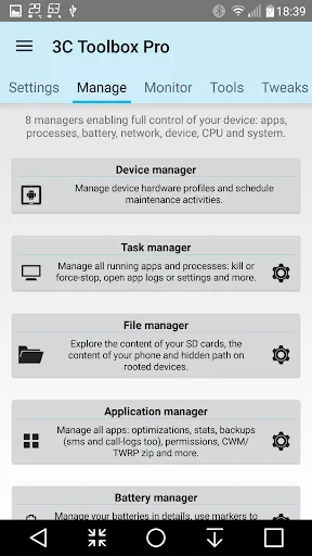 Screenshot di 3C All-in-One Toolbox Pro key