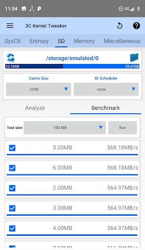 Screenshot di 3C System Manager (root)